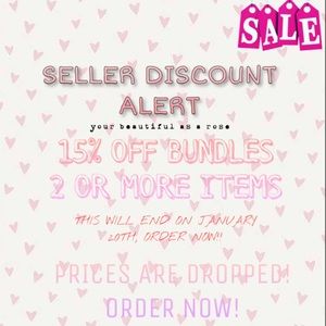Bundle Sale, 15% OFF Bundles With 2 Or MORE Item